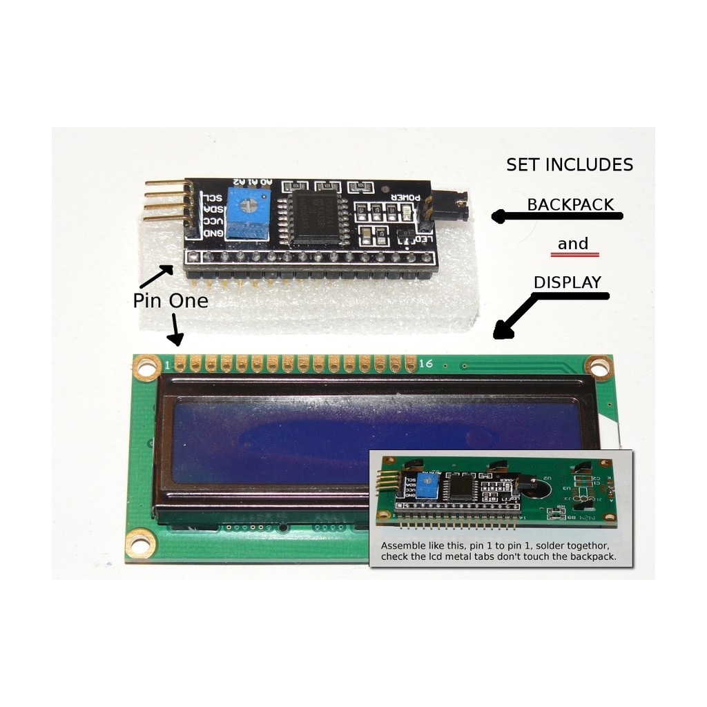 Module Chuyển Đổi I2C Cho LCD1602 LCD1602A LCD2004