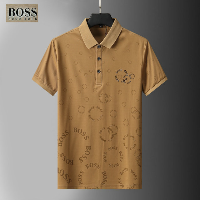 Áo Thun Polo Cotton Ôm Dáng In Logo Hugo Boss Thời Trang Cho Nam