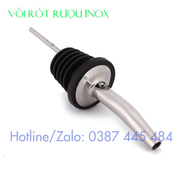 Vòi rót rượu Inox - Vòi rót dầu ăn - Vòi rót nước mắm dùng đảm bảo sạch sẽ, dễ sử dụng