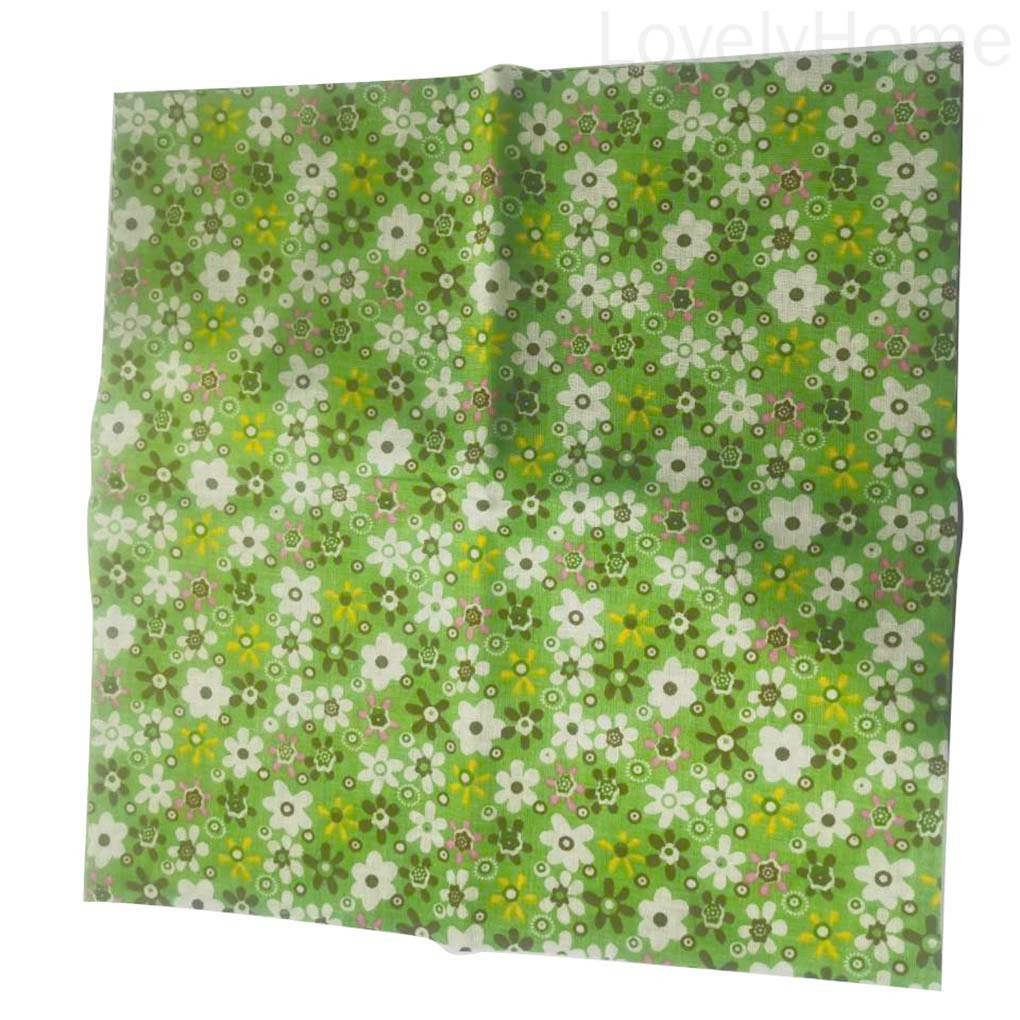 Set 7 Tấm Vải Cotton Hình Vuông Dùng Làm Đồ Thủ Công