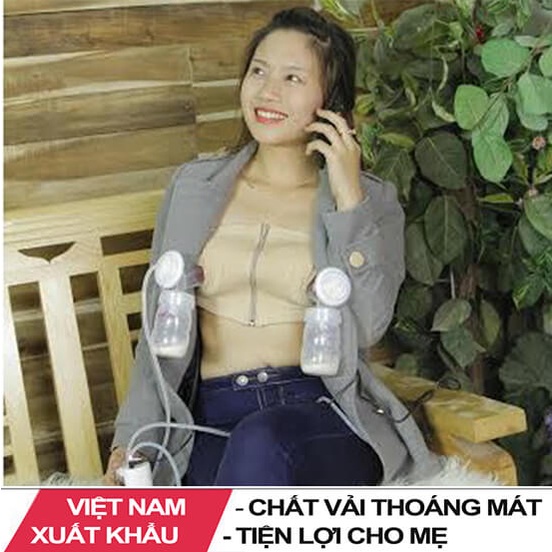 Áo hút sữa rảnh tay có dây hàng Việt Nam loại 1