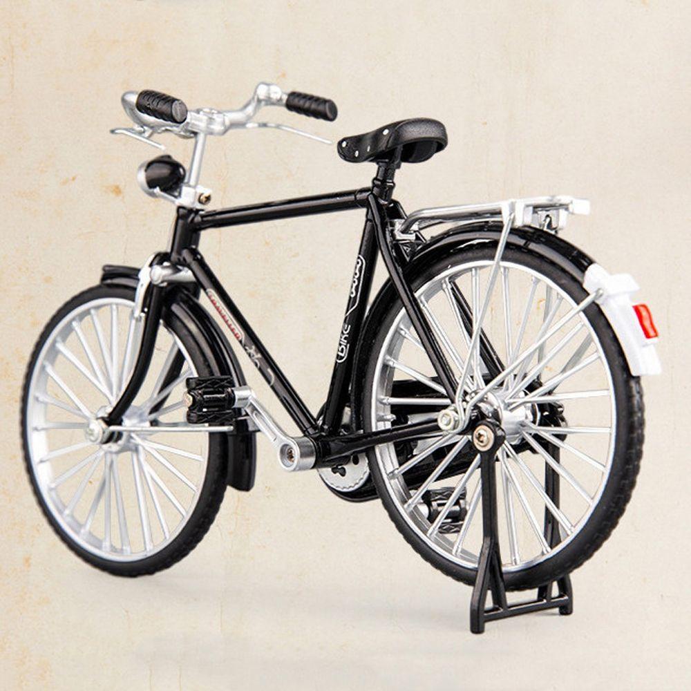 Đồ trang trí Xe Đạp Mini Bằng Kim Loại Tỉ Lệ 1: 10 Dùng Để Trang Trí Nhà Búp Bê