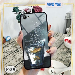 Ốp lưng kính Vivo Y53- hình 3D