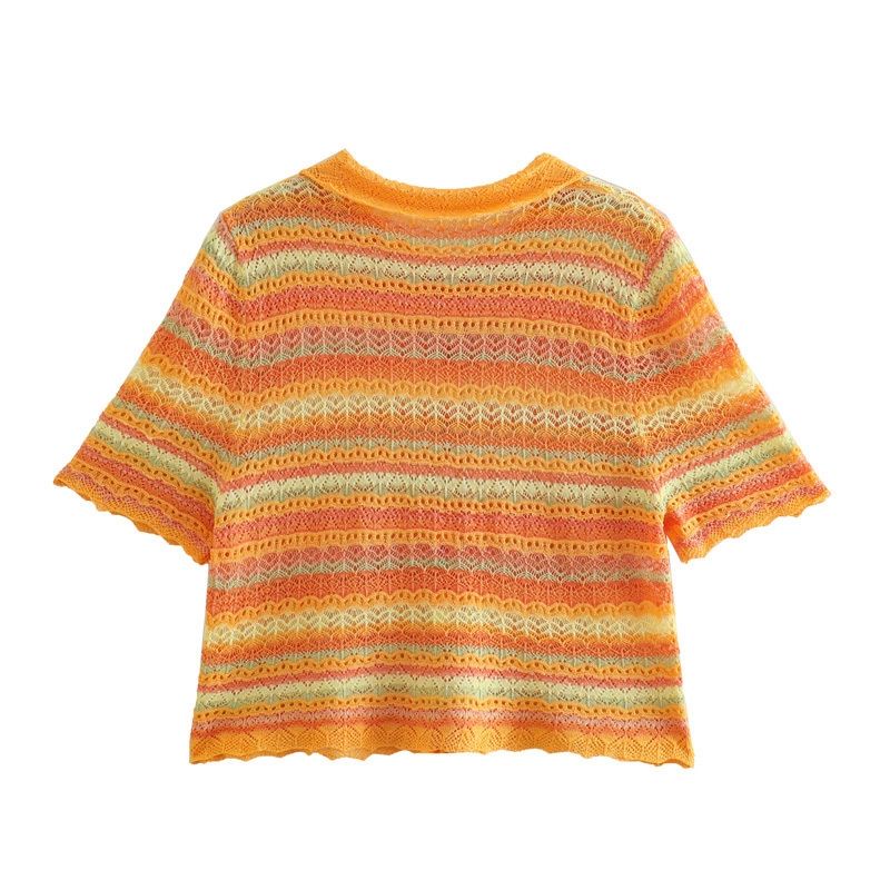 ÁO LEN SỌC CROPTOP ZARA XUẤT XỊN
