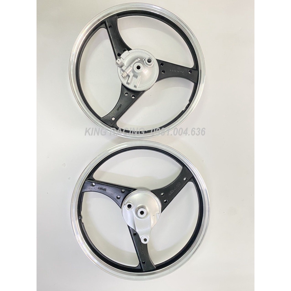 CẶP MÂM-VÀNH ĐÚC 3 CÂY 2 THẮNG ĐÙM GẮN DREAM,WAVE