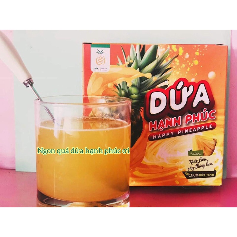 NƯỚC DỨA SẤY ĐÔNG KHÔ HẠNH PHÚC