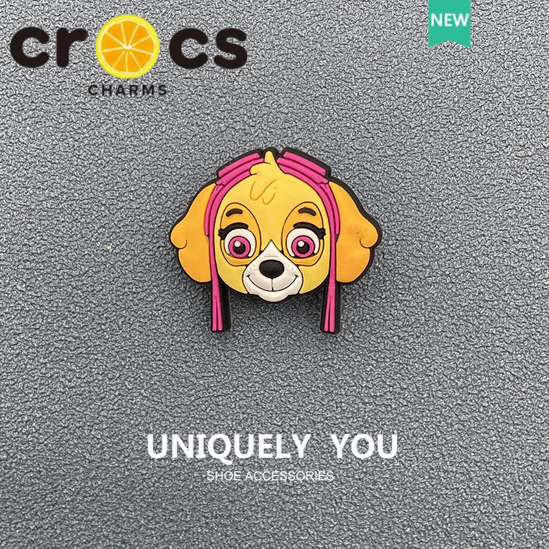 Crocs Phụ Kiện Trang Trí Nút Bấm Họa Tiết Hoạt Hình PAW Patrol Cho Crobbitz crocs