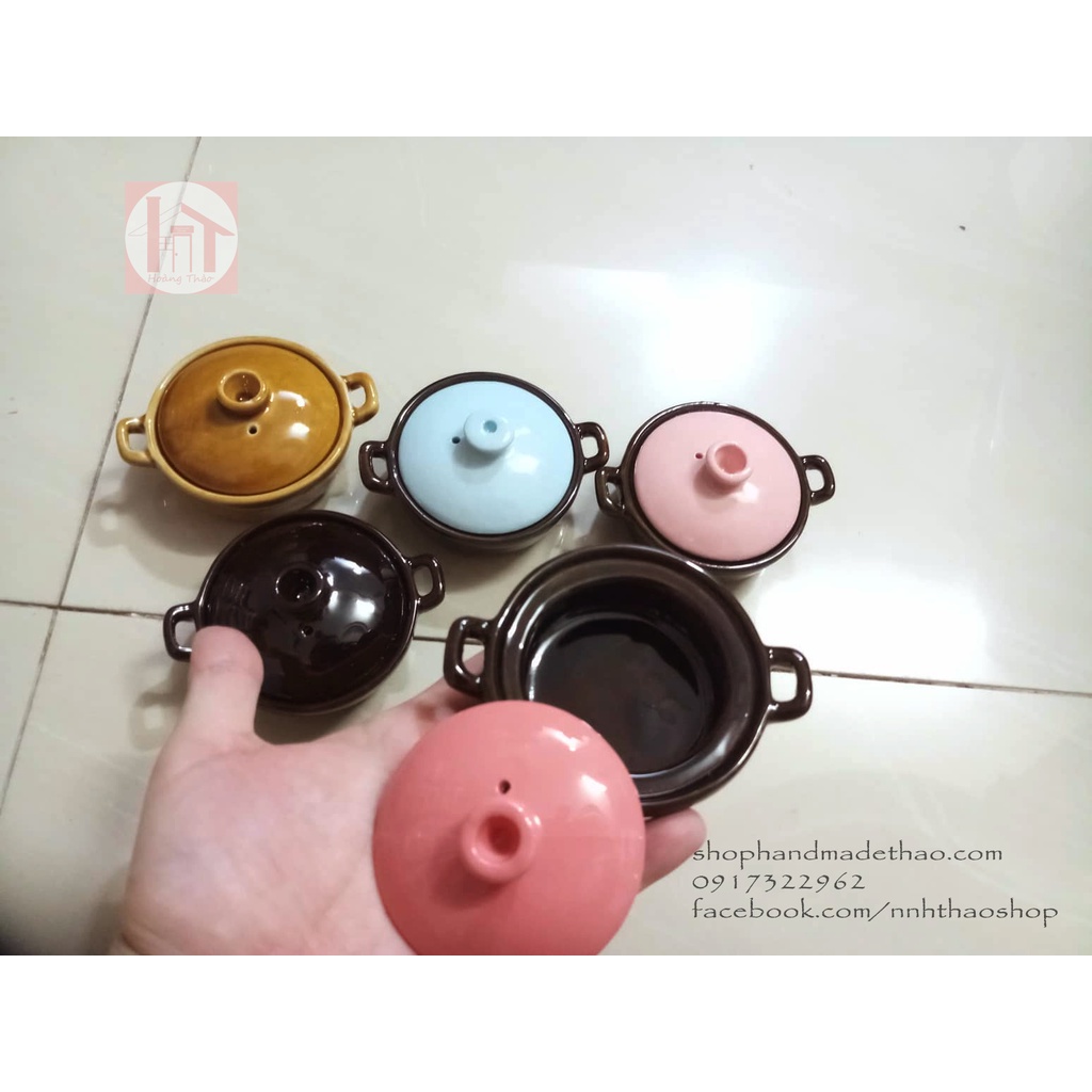 Đồ chơi nấu ăn_Nồi đất nấu được trên bếp nến