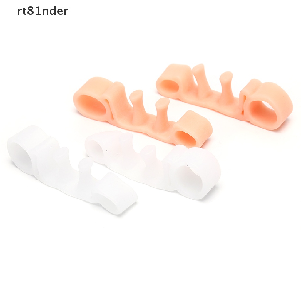1 Cặp Đai Silicone Tách Ngón Chân Chỉnh Hình Chăm Sóc Ngón Chân Cái