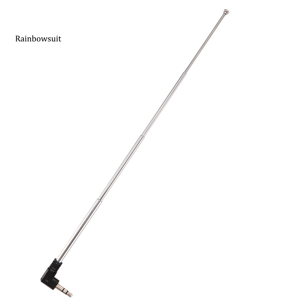 Ăng Ten Radio FM Thu Gọn Giắc Cắm 3.5mm Mini Cho Điện Thoại / Xe Hơi