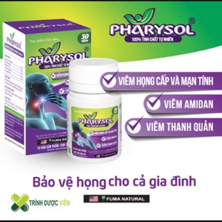Pharysol- điều trị viêm họng, viêm thanh quản, giảm ho đờm, khan tiếng