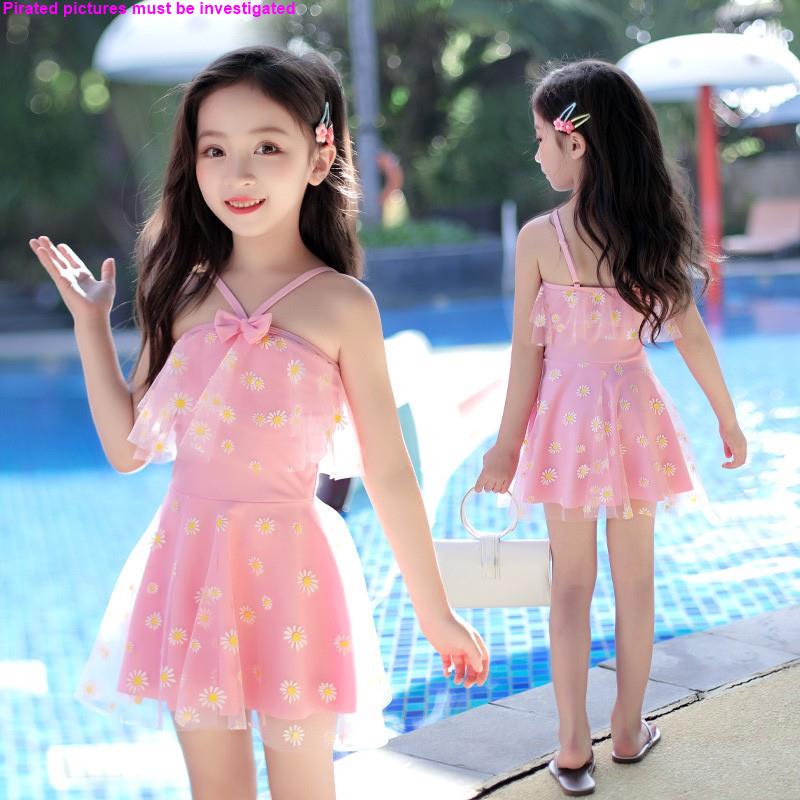 Đồ Bơi Trẻ Em❤Bộ Đồ Bơi Dạng Váy Dễ Thương Phong Cách Hàn Quốc Dành Cho Bé Gái 2021