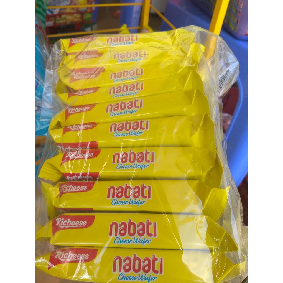 Lốc 10 gói bánh Nabati vị Phô mai/ Chocolate (10 gói x 24g)