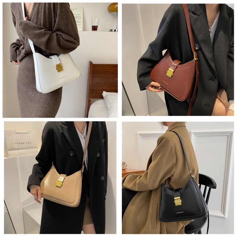 Túi xách nữ đeo vai đeo chéo kẹp nách đi chơi dạo phố - N01