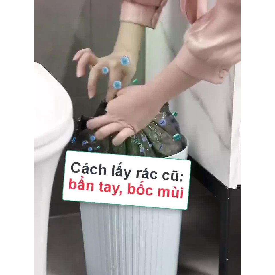 Thùng Rác Thông Minh Joybos CF2Y1 Dùng tích 15L-Tự Động Đóng Gói Thùng Rác Nhựa Cho Nhà Bếp Phòng Tắm