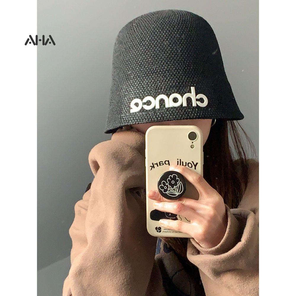 Nón tai bèo AHA official chống nắng màu trơn phong cách Nhật Bản dành cho nữ