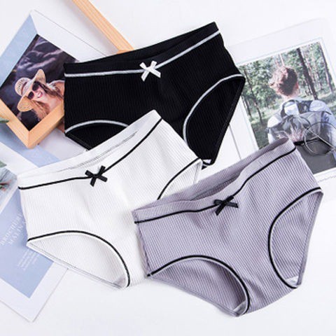 Quần lót nữ cotton tông màu nhẹ chất mát co dãn thấm hút mồ hôi - Quần chíp nữ phù hợp mùa hè thiết kế thời trang L803