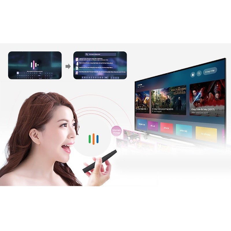 Android TV Box X96 mini plus mới S905W4 bluetooth, Có bộ điều khiển giọng nói tiếng Việt cài sẵn các ứng dụng giải trí