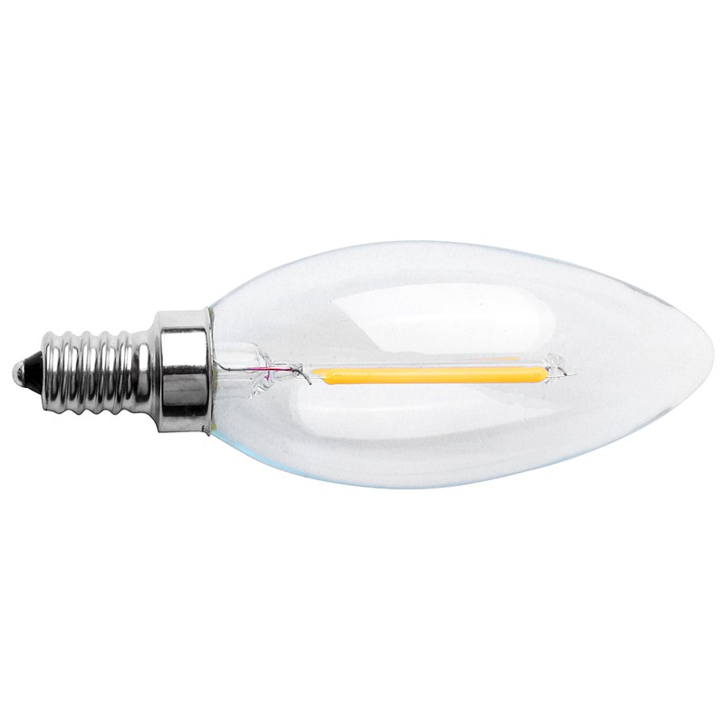 Bóng đèn LED sợi tóc E12 COB hình ngọn lửa