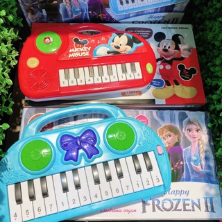 Đàn ocgan cho bé trai HÌNH MICKEY và bé gái HÌNH ELSA 6889 ( ảnh , clip thật )