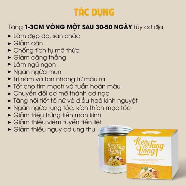 Kẹo Colagen Tăng Vòng 1 ( sử dụng 40 ngày ) | BigBuy360 - bigbuy360.vn