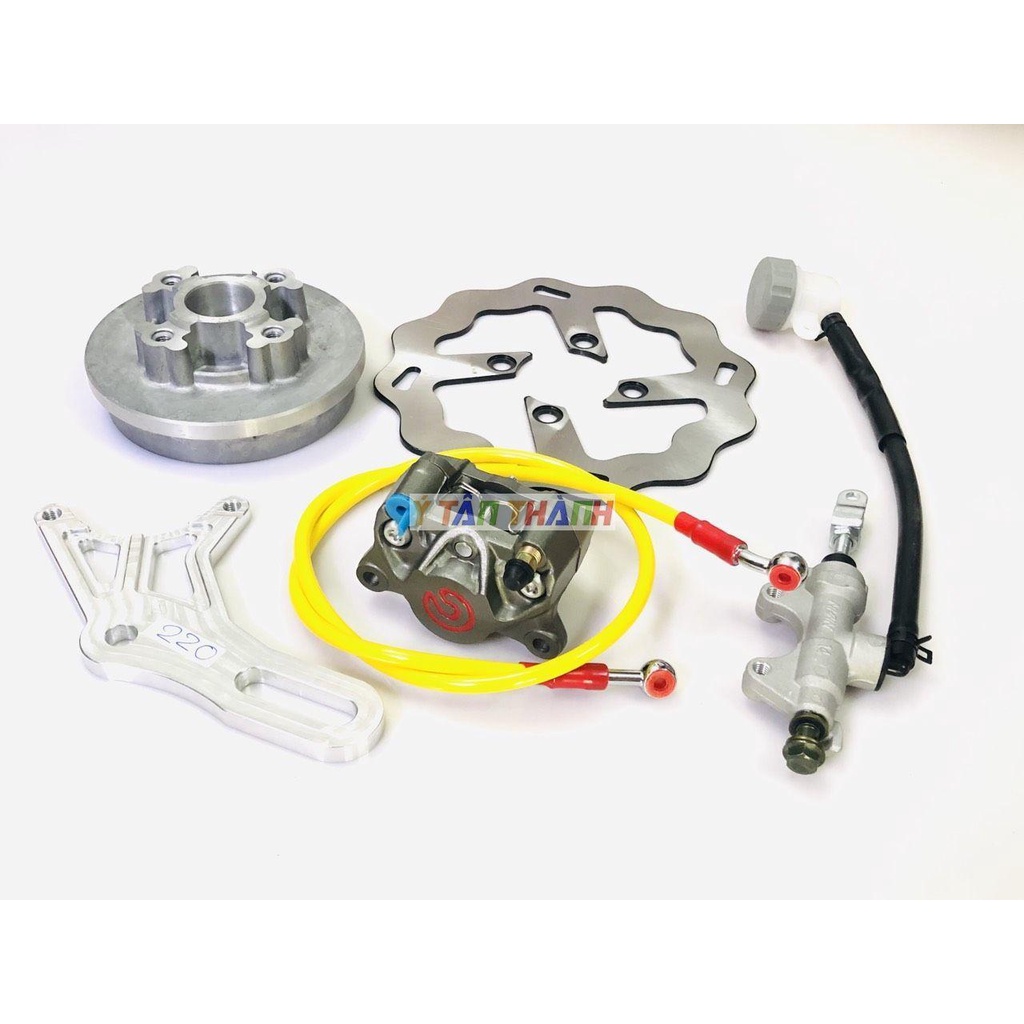Bộ Đĩa Sau Sirius Heo Rembo Xám Đĩa 220Mm V3 MS9035