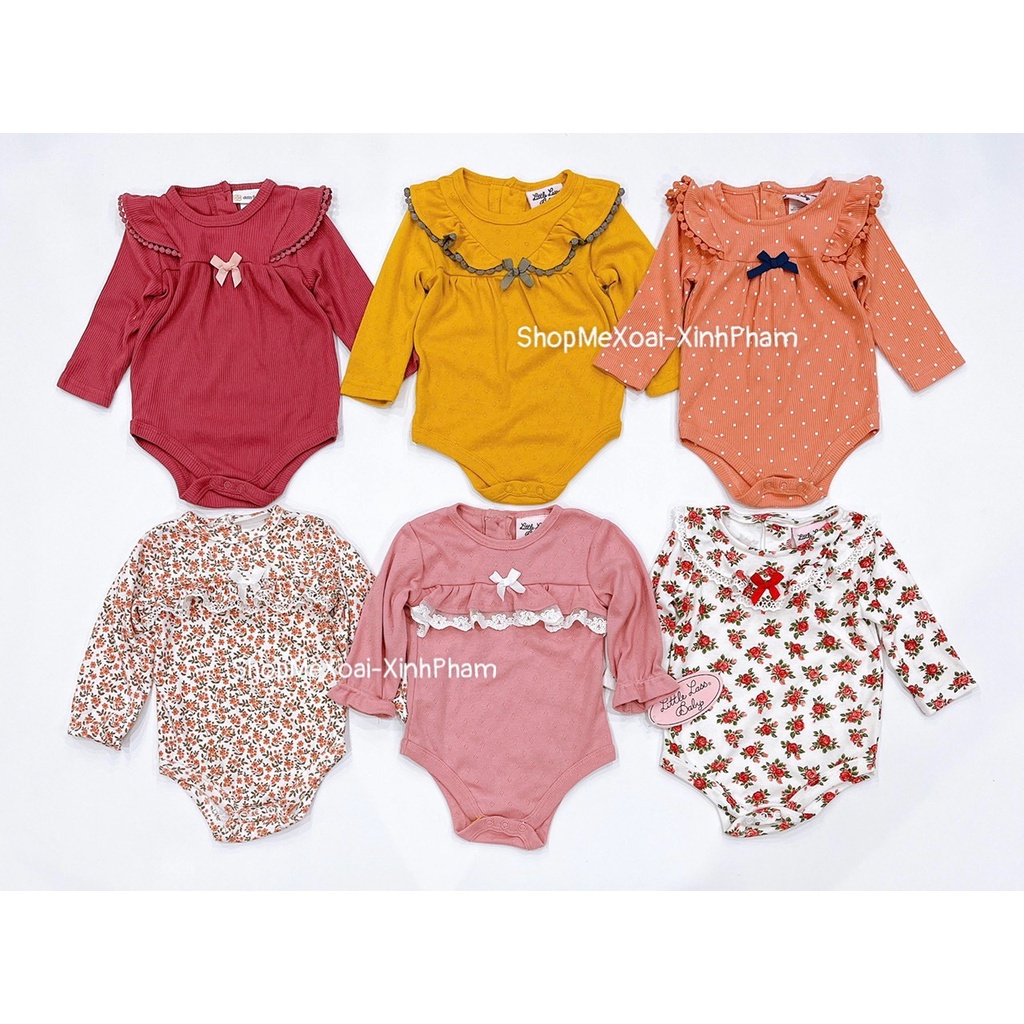 SIZE 6-9M(6-8kg) BODY CHIP CÁNH TIÊN, BÁNH BÈO DÀI TAY , MÀU SANG TÂY XUẤT DƯ CHO BÉ GÁI