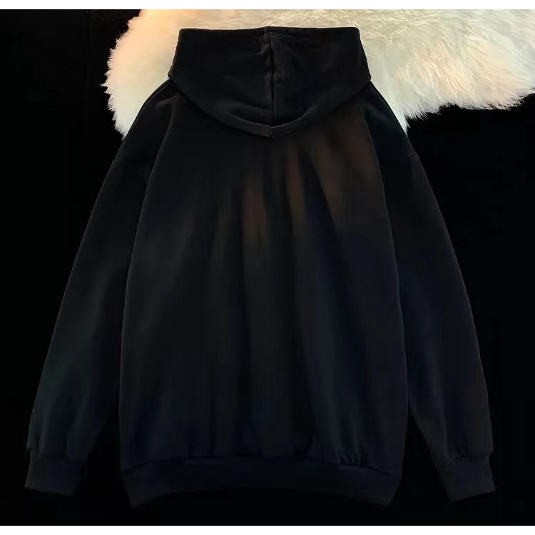 NRVP Áo Hoodie Tay Dài Oversize In Họa Tiết Phong Cách Hàn Quốc Kiểu Mới Cho Nam / Nữ