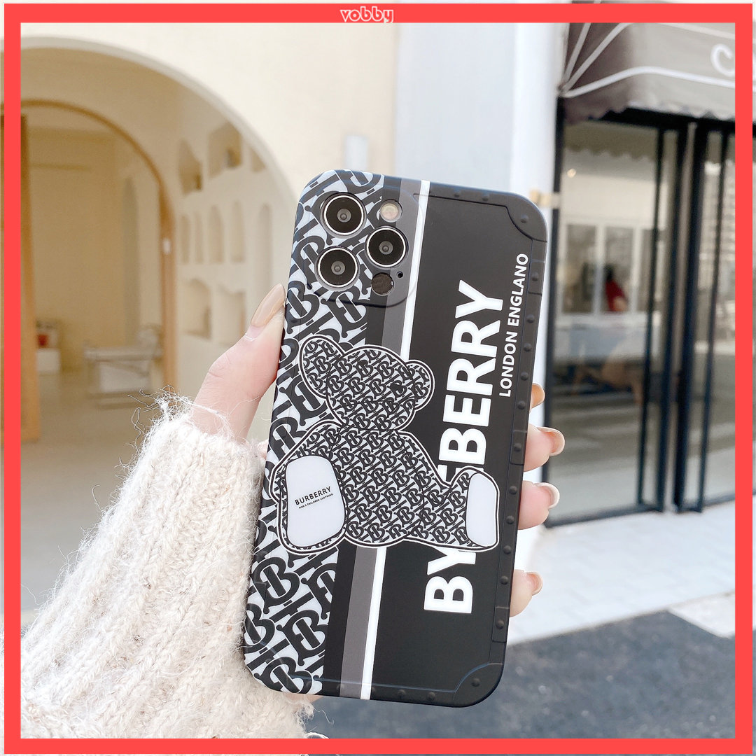 Ốp điện thoại bằng nhựa mềm hình gấu hoạt hình dễ thương cho iPhone12 mini 11 PRO MAX 7 / 8plus SE2020 X / XS XR XSMAX | BigBuy360 - bigbuy360.vn