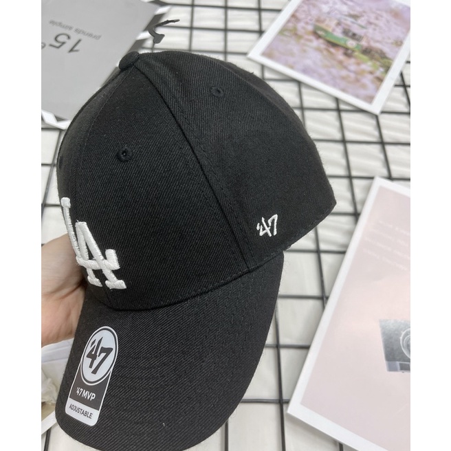 [HÀNG CHÍNH HÃNG] NÓN 47 MVP BASEBALL CAP LOGO NY LA - MŨ LƯỠI TRAI - UNISEX NAM NỮ - HÀNG CÓ SẴN