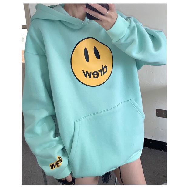 Áo Hoodie Drew Các Màu Chất Vải Nỉ Cotton Dày Dặn 900g , form dáng Unisex