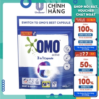 Túi viên giặt tiện lợi omo công nghệ anh quốc 3 trong 1