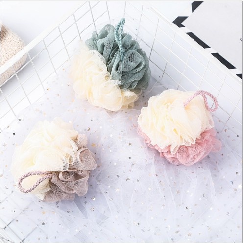 [Rẻ vô địch] Bông tắm tròn cao cấp 2 màu-supersale365