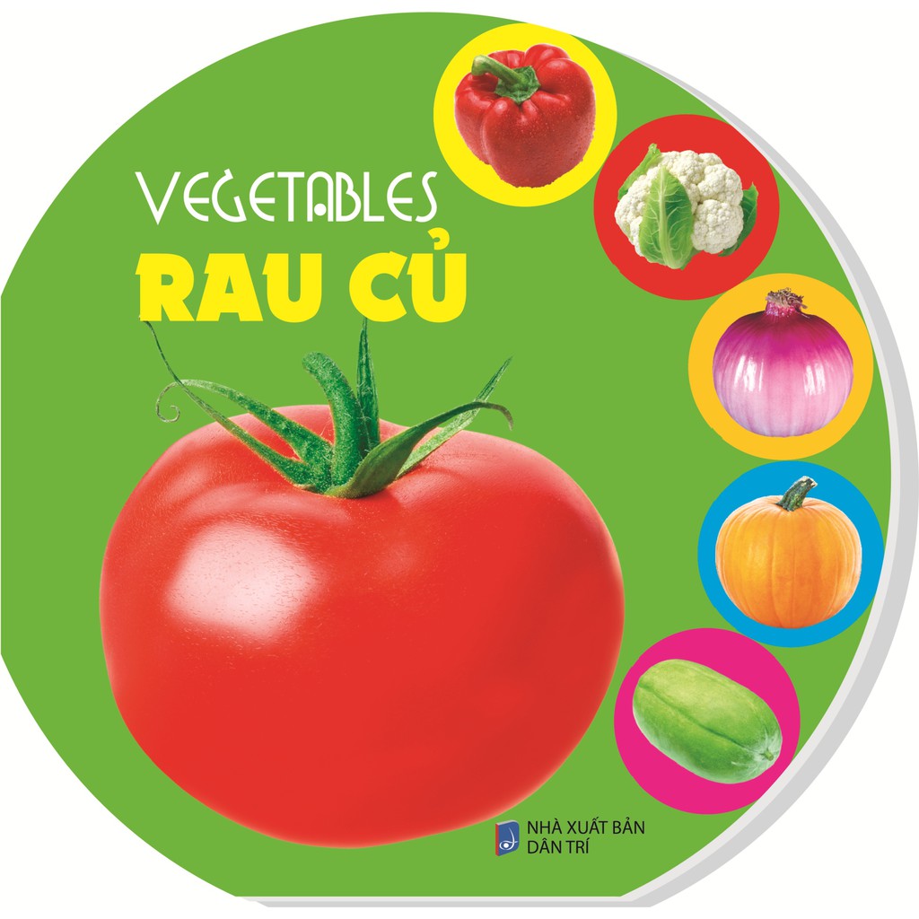 Sách - Lật mở - Vegetables - Rau củ