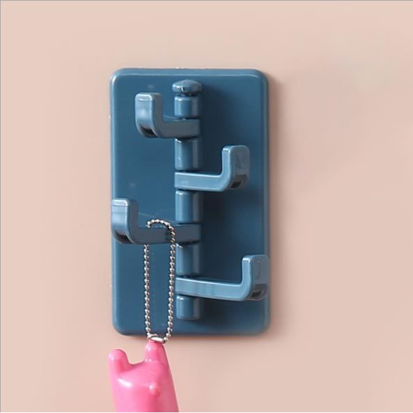 Móc dán tường treo đồ 4 chấu DẠNG ĐỨNG siêu dính tiện lợi - AZ Store