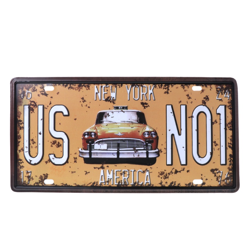 Biển Hiệu Bằng Kim Loại Trang Trí Quán Bar / Pub Phong Cách Vintage