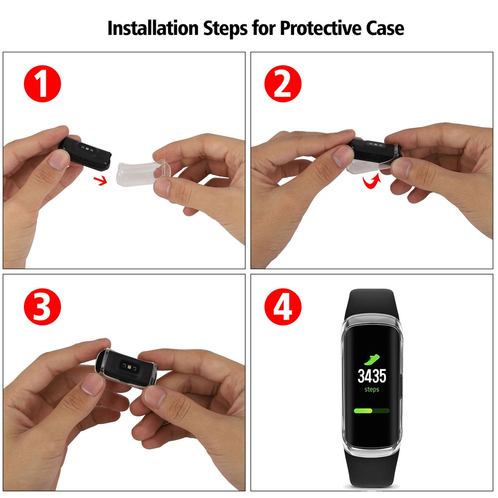 Ốp Bảo Vệ Tpu 360 Độ Cho Samsung Galaxy Fit Sm-R370