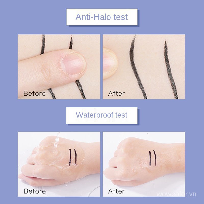 [Hàng mới về] Bộ mỹ phẩm trang điểm mắt gồm chì kẻ mắt Mascara làm cong mi không thấm nước chống mồ hôi và lâu trôi