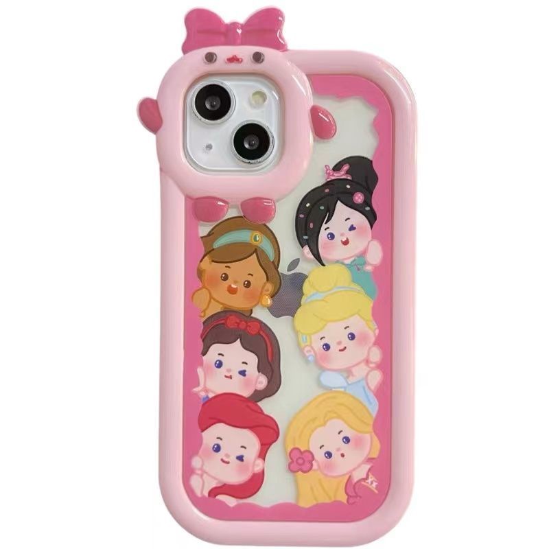 Ốp Điện Thoại Mềm In Hình Công Chúa Escape 13 Dễ Thương Cho iPhone 11 12promax 7 8P