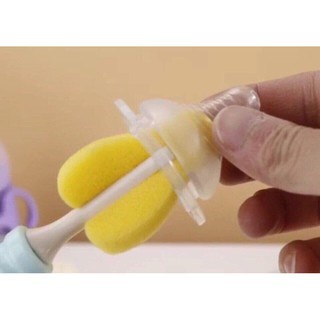 Bộ cọ rửa bình sữa 360 độ vệ sinh phụ kiện và núm ty 2,4 và 5 chi tiết cho bé -  Dụng cụ cọ rửa bình BOLYN