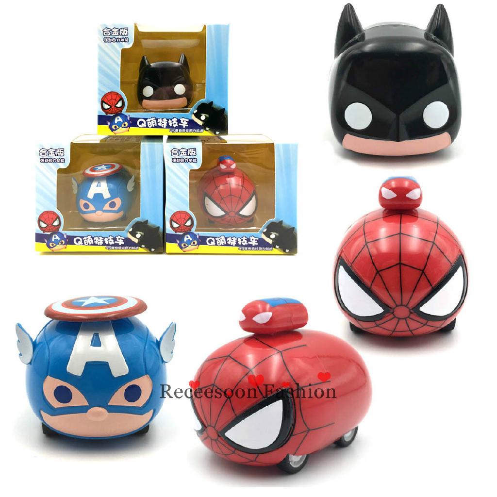 Kid‘s educational toy car Q version sliding cartoon model cars gift
