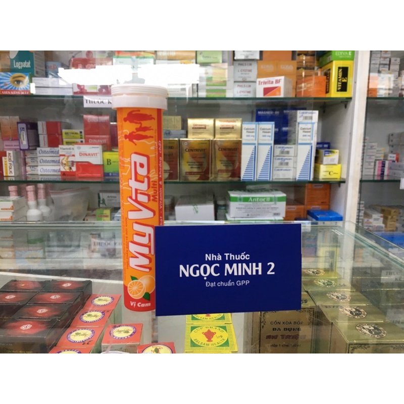 ✅ [Chính Hãng] My Vita Multi chai 20 viên nén sủi bọt- vitamin &amp; khoáng chất