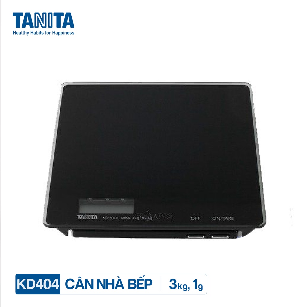 Cân điện tử tiểu ly nhà bếp Tanita KD404 tối đa 3kg,tối thiểu 1g,chính hãng nhật bản,dụng cụ làm bánh,cân thực phẩm