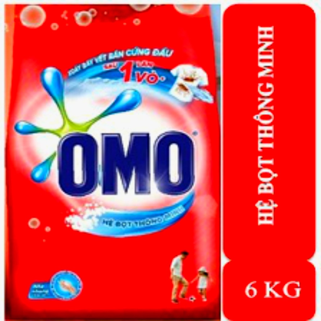 Bột giặt Omo 6kg hệ bọt thông minh