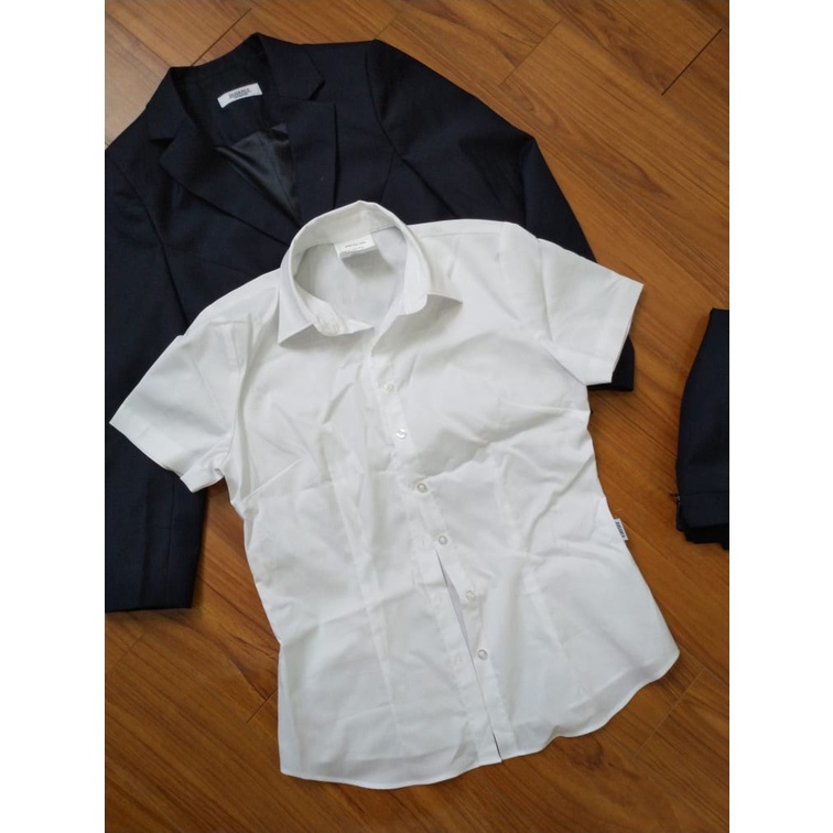 Set áo vest nữ, chân váy, quần công sở xanh đen