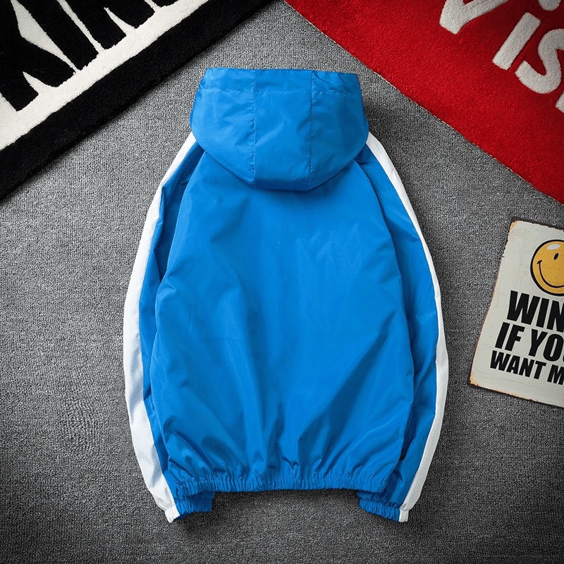 Áo khoác dù 2 lớp tay phối sọc cực đẹp hotrend dành cho các bạn trẻ KOKO MI