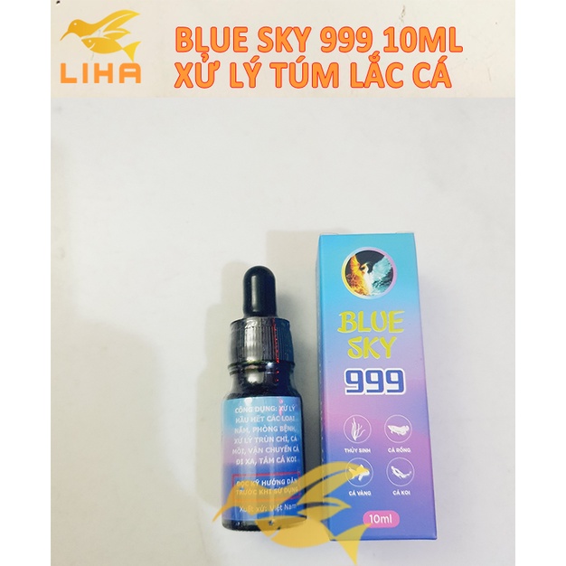 Blue Sky 999 10ml - Xử Lý Túm Lắc Cá & Màu, Hầu Hết Các Loại Nấm Cho Cá Cảnh