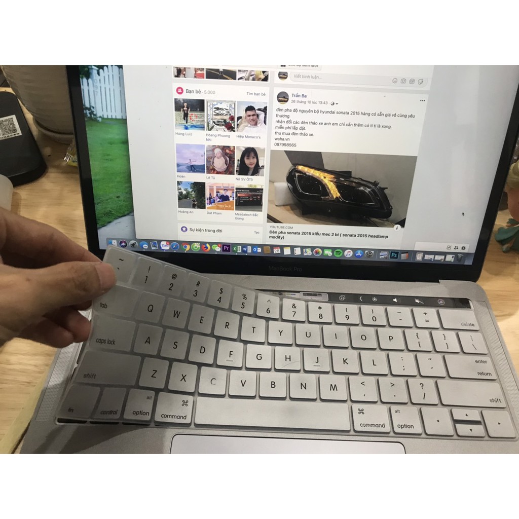 silicon lót phủ bàn phím cho macbook | BigBuy360 - bigbuy360.vn