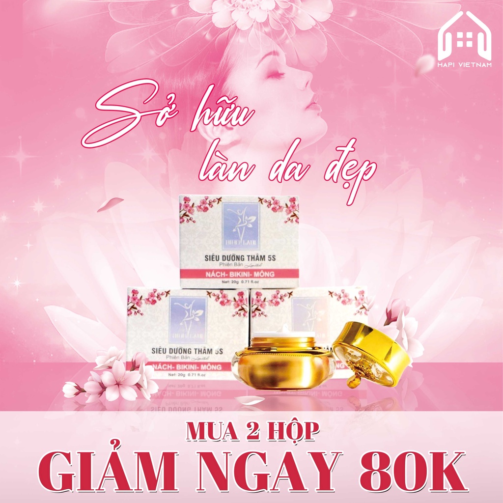 BIHO_LADI 5S Đánh Bay Thâm Nách, Thâm Mông, Thâm Bikini, Siêu Dưỡng Thâm 5s BIHO_LADY