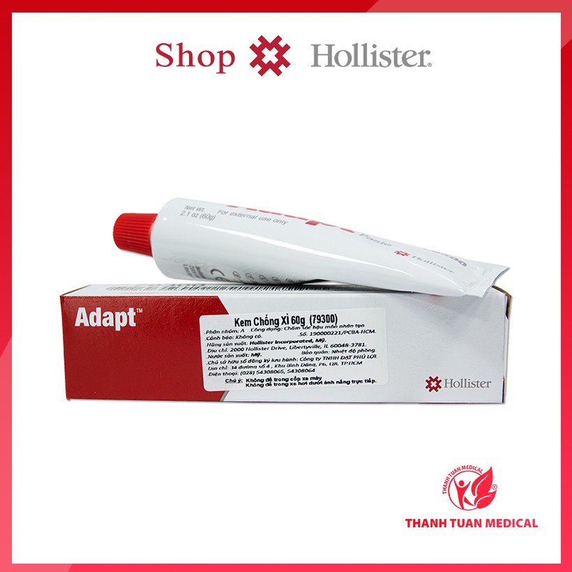 Kem chống xì hậu môn nhân tạo Hollister 79300 Adapt Paste - Làm tăng sự kết dính giữa đế túi và vùng da tiếp xúc